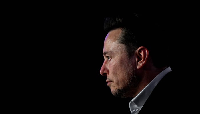Elon Musk attends a symposium on Antisemitism Online during the European Jewish Association conference in Krakow, on January 22, 2024. — AFP
