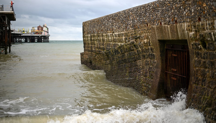 A combined sewer overflow near the Palace Pier in Brighton. — AFP/File