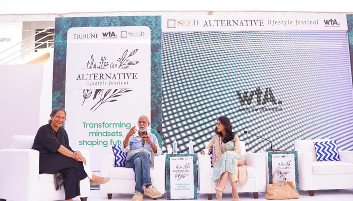 Participants discussed during the WTA initiative orchestrated the Alternative Lifestyle Festival in Karachi on January 31, 2024. — Facebook/Whats the Alternative