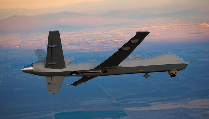 The turboprop-powered, multi-mission MQ-9A Remotely Piloted Aircraft (RPA) can be seen in this image. General Atomics Aeronautical website