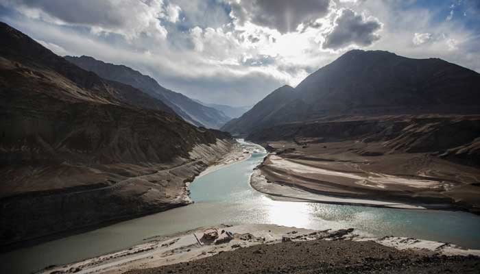 A representational image of convergence of Indus River and Tibet river. — AFP/File
