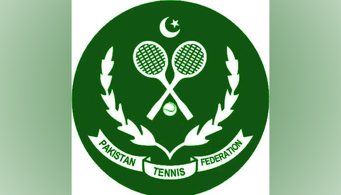 The logo of PTF can be seen in this image. — Facebook/Pakistan Tennis Federation