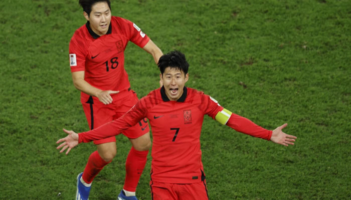South Koreas Son Heung-min scored a stunning free-kick in their Asian Cup quarter-final against Australia on Friday . — AFP