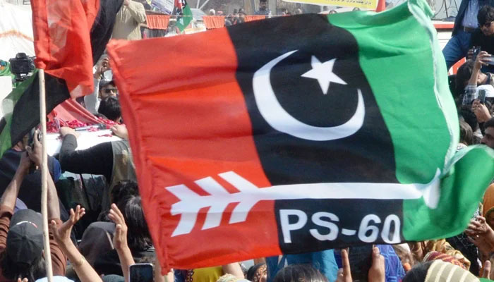 Pakistan People’s Party (PPP) flag can be seen in this image. — INP/File