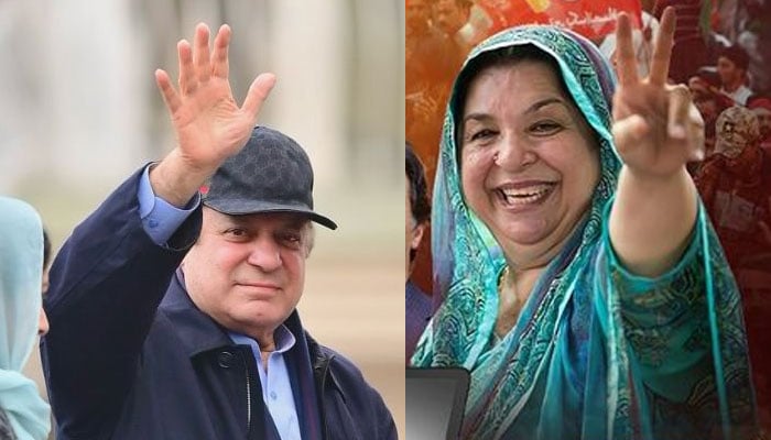 PML-N Supremo Nawaz Sharif (Left) and PTI leader Dr Yasmin Rashid. — x/pmln_org and Facebook/ DrYasmeenRashidOfficial