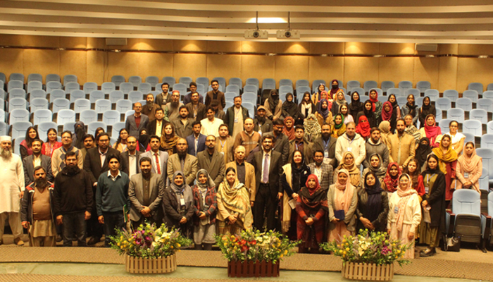 Participants possess  A five-day DNA Sequencing Training Workshop jointly organized by the Punjab University’s Centre for Applied Molecular Biology and the Centre of Excellence in Molecular Biology. — University of the Punjab Website