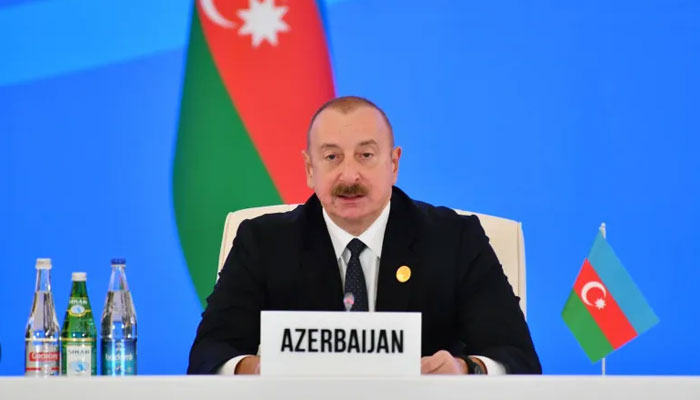 Azerbaijani President Ilham Aliyev — Azerbaijani Presidency/Anadolu Agency