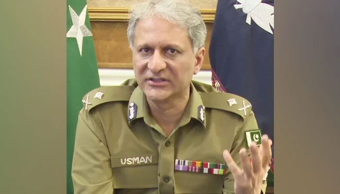 IG Punjab Dr Usman Anwar speaks in an interview. — Punjab Police website
