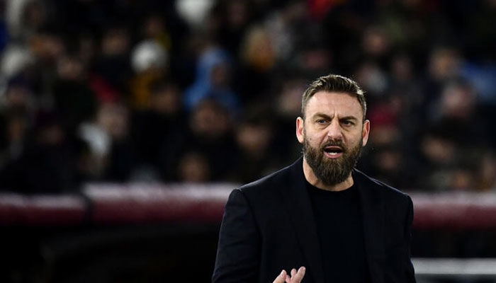 Italian footballer Daniele De Rossi can be seen in this image. — AFP/File