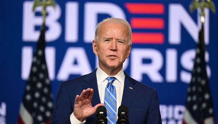 Democratic Presidential candidate Joe Biden speaks at the Chase Center in Wilmington, Delaware. — AFP/File