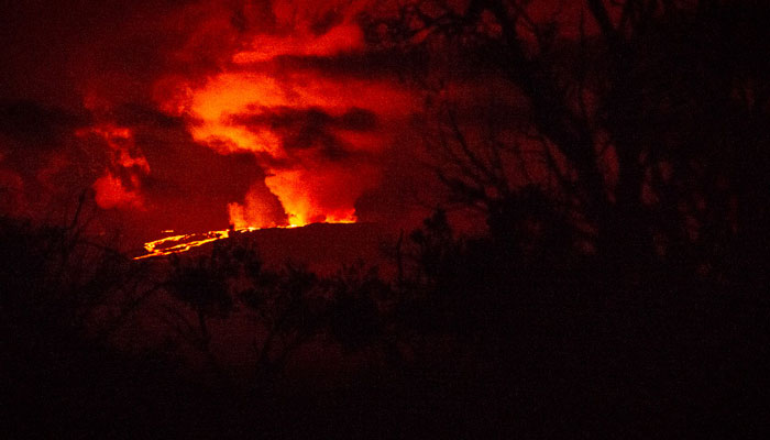This image shows the Hawaii volcano lava. — Facebook/AFP News Agency