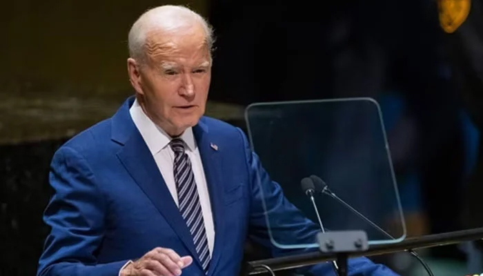 US President Joe Biden addresses the 78th session of the United Nations General Assembly at U.N. headquarters. — AFP/File