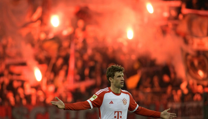 German Footballer Thomas Müller can be seen in this image. — AFP/File