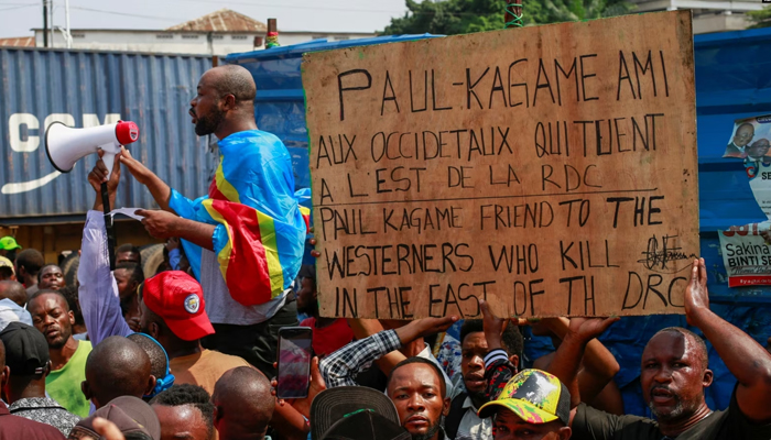 Protesters in Congo can be seen in this image. — AFP/File