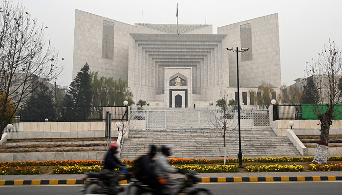 The Supreme Court of Pakistan can be seen. — AFP/File