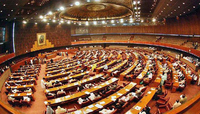 An interior view of the National Assembly of Pakistan. — APP/File