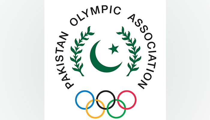 The Pakistan Olympic Association logo can be seen in this image. — Facebook/Pakistan Olympic Association