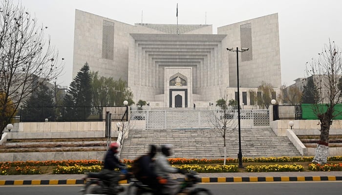 The Supreme Court (SC) building in Islamabad can be seen in this image. — AFP/File