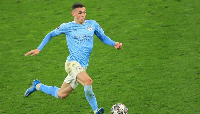 A midfielder for Premier League club Manchester City and the England national team Phil Foden. — AFP/File
