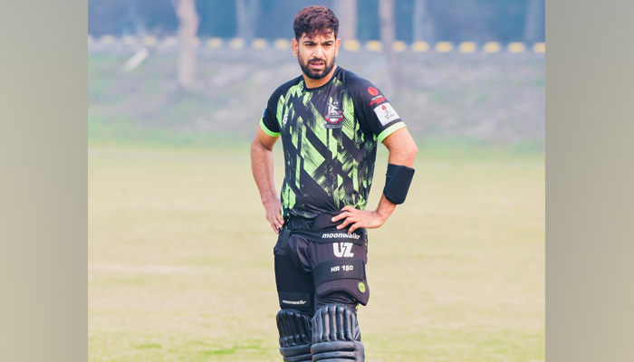 Pakistans fast bowler Haris Rauf stands during a match on February 13, 2024. — Instagram/@harisraufofficial