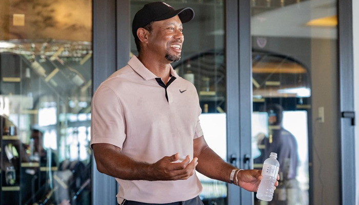 Tiger Woods speaks in this image on November 11, 2023. — Instagram/@tigerwoods