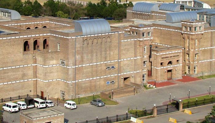 This image shows an aerial view of the PNCA building in Islamabad. — Facebook/PNCA - Pakistan National Council of the Arts