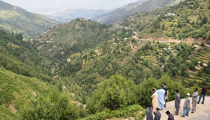 The Swat Valley forests in northern Pakistan are seen in this picture. — AFP/File