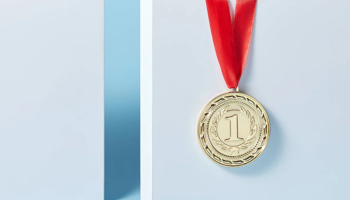 This representational image shows a gold medal. — Pexels