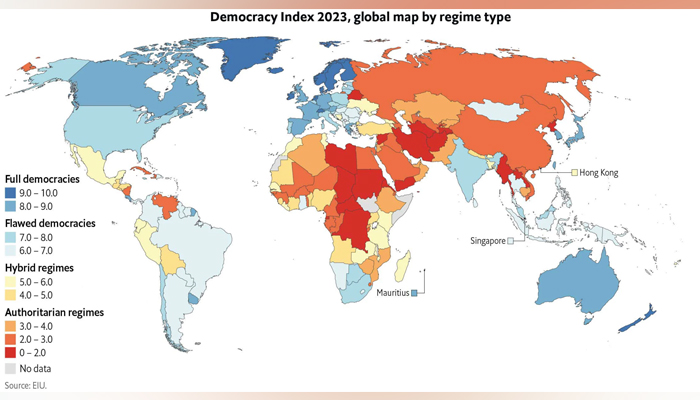 EIU Democracy Index: Pakistan downgraded further
