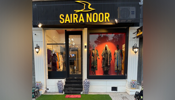 United Arab Emirates-based Saira Noors new store at the Bukhari commercial area in DHA Phase VI in Karachi on February 17, 2024. — Facebook/SairaNoor