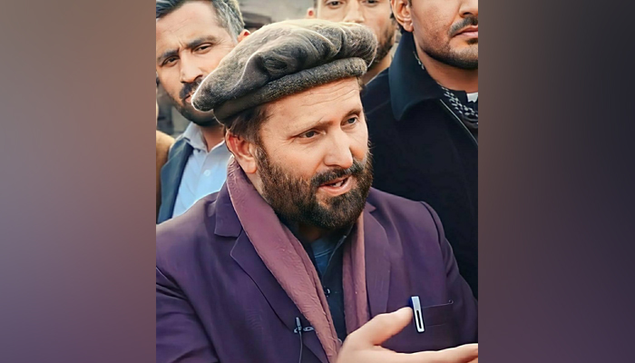 The independent MNA-elect from Kohistan Muhammad Idrees while talking on January 13, 2024. — Facebook/Muhammad idrees