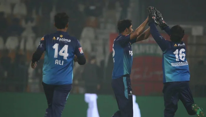 In this image, Multan Sultans players celebrate during the match on February 18, 2024. — Facebook/Multan Sultans