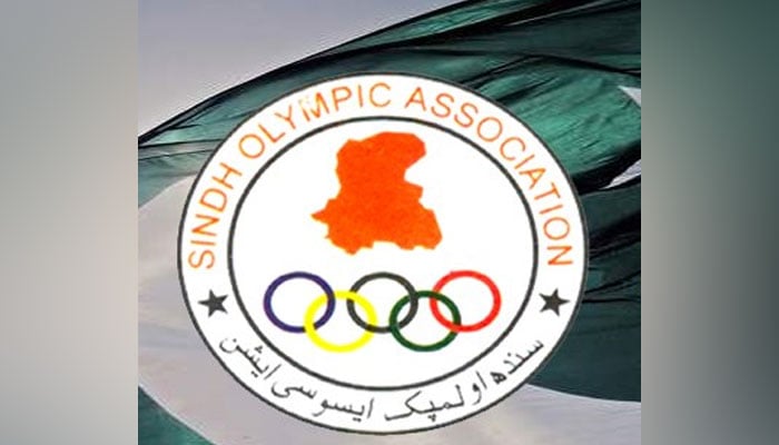 The Sindh Olympic Association Logo can be seen in this image. — Facebook/Sindh Olympic Association
