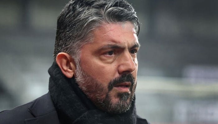 Italian Football Coach Gennaro Gattuso can be seen in this image. — AFP/File