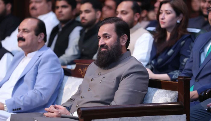 Governor Muhammad Balighur Rehman looks on during a ceremony in this image released on August 14, 2023. — Facebook/Muhammad Baligh Ur Rehman