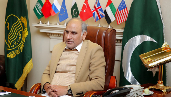 British Pakistani Syed Tariq Mahmood-ul-Hassan, a newly appointed Managing Director of Pakistan Bait-ul-Mal. — Provided by the author