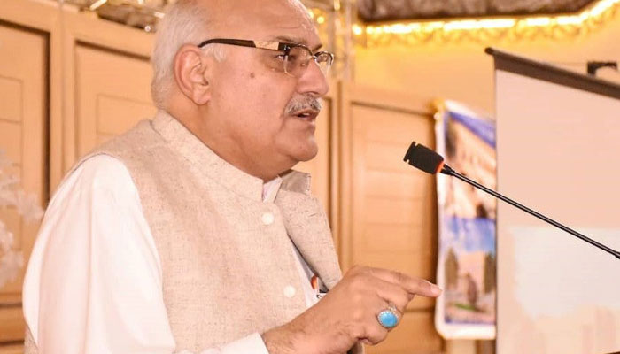 Mian Iftikhar Hussain, Chairman of Mian Rashid Shaheed Foundation. — Rashid Shaheed Foundation