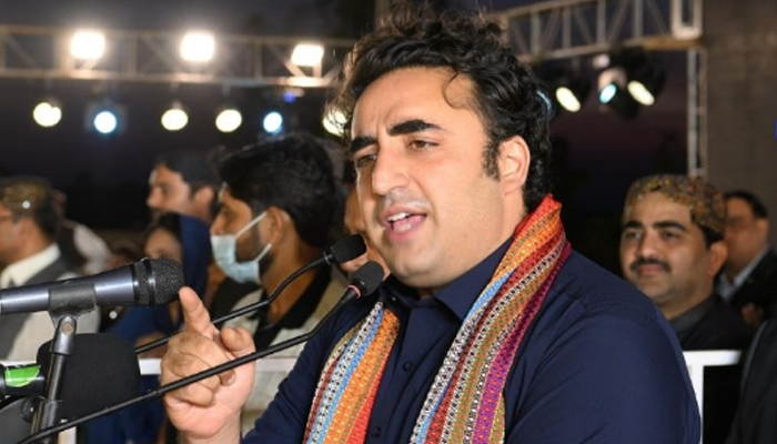 Chairman PPP Bilawal Bhutto Zardari can be seen while speaking. — Facebook/Pakistan Peoples Party - PPP