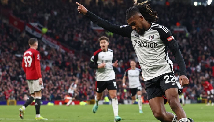 Nigerian midfielder Alex Iwobi during the English Premier League football match between Manchester United and Fulham at Old Trafford in Manchester, northwest England, on February 24, 2024. — AFP