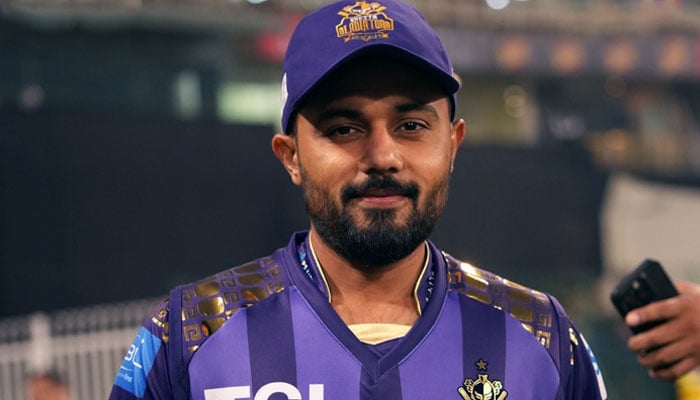 Quetta Gladiators opener Saud Shakeel can be seen in this image. — Facebook/Quetta Gladiators