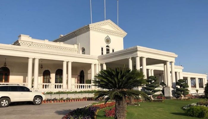 This image shows, Khyber Pakhtunkhwa Governor House can seen. — Peshawar Sarena Hotel Website