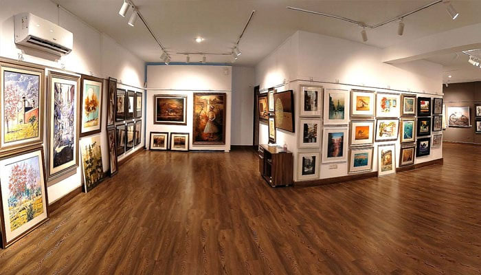 The inside view of the ArtCiti gallery. — ArtCiti