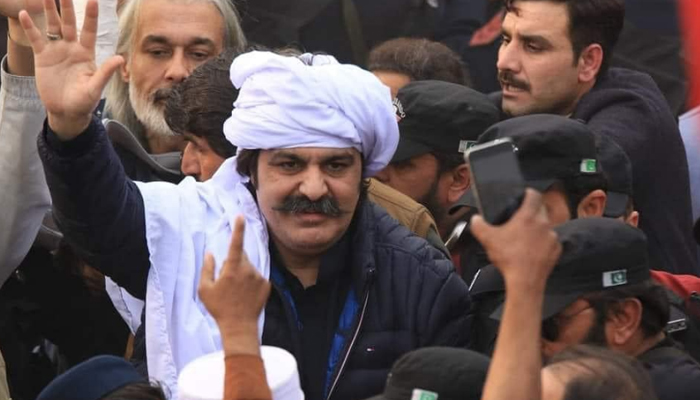 Khyber Pakhtunkhwa Chief Minister-designate Ali Amin Gandapur can be seen. — Facebook/Ali Amin Gandapur