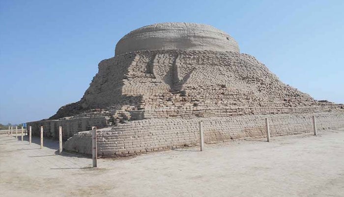 Stupa of the Mohenjo Daro city. — The News File