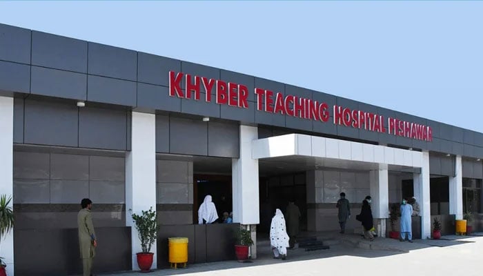 This image shows a building of the Khyber Teaching Hospital Peshawar. — KTH Peshawar website