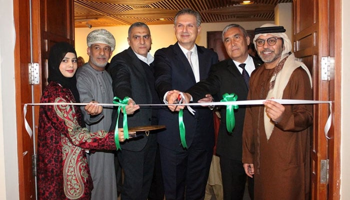 Ambassador of The Embassy of the Hashemite Kingdom of Jordan Dr. Maen Khreasat inaugurates collection titled Touch of Love exhibition at the PNCA, National Art Gallery on February 27, 2024. — Facebook/PNCA - Pakistan National Council of the Arts