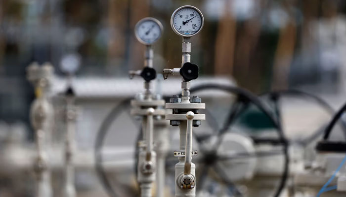 This image shows gas pressure meter. — AFP/File