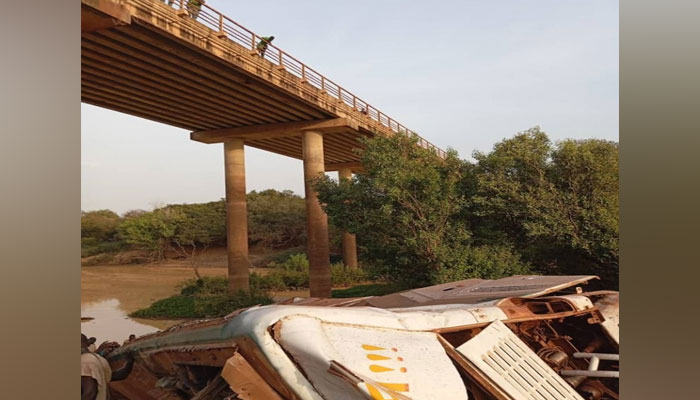 This photo taken on 27 February 2024 shows the site of a road accident in Sikasso Region, Mali. — Xinhua
