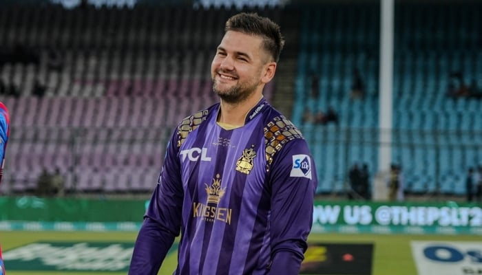 South African batter and Quetta Gladiators Captain Rilee Rossouw is smiling in this picture released on February 29, 2024. — X/@TeamQuetta