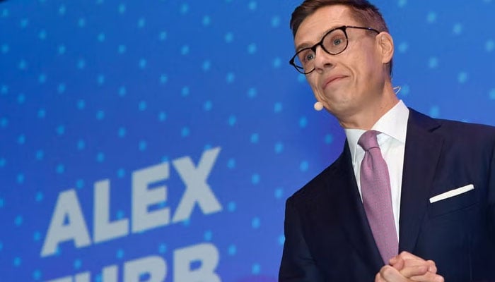 Finlands president Alexander Stubb is speaking at an event in this file image. — AFP/File